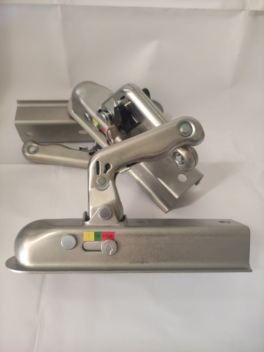 Trailer Hitch Coupling Straight Tongue Trailer Coupler 2in Hitch Ball 800kg Load Capacity for 2in Round Tube