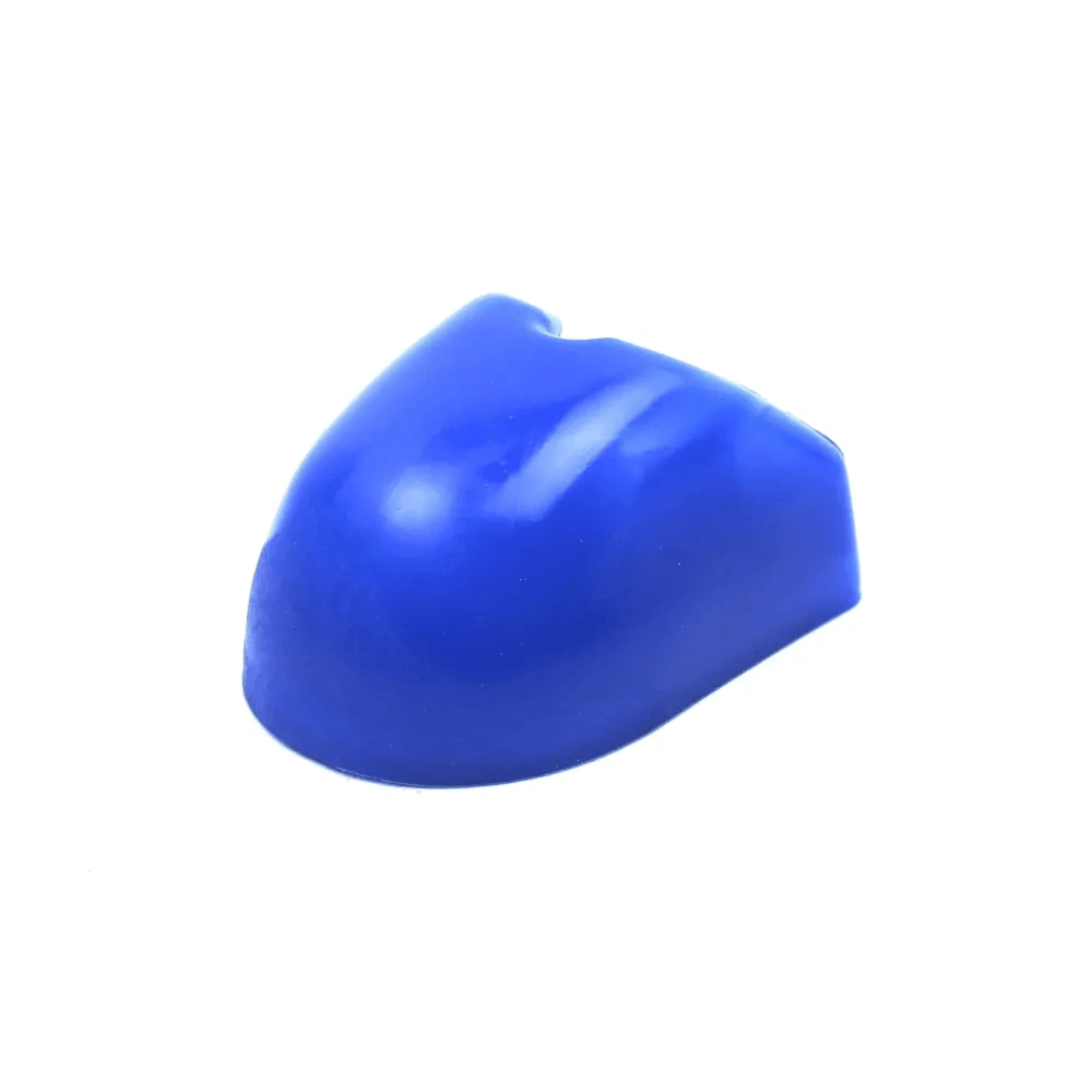 Trailer coupler head protective cover red and blue