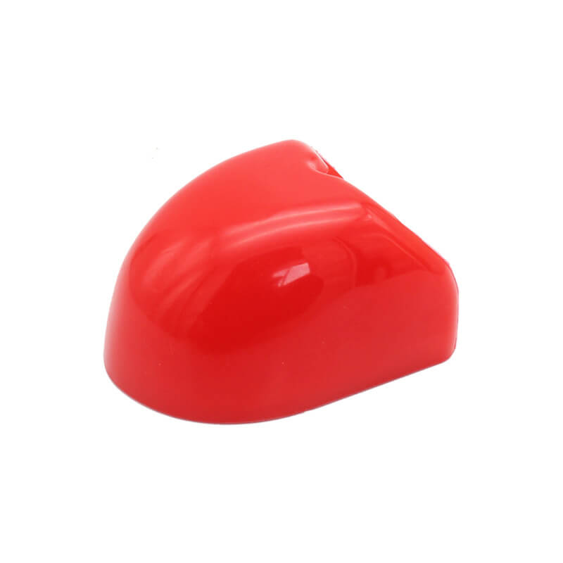 Trailer coupler head protective cover red and blue